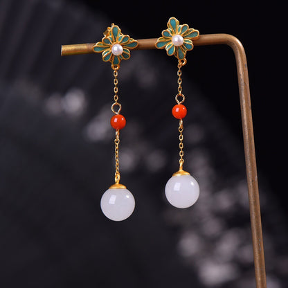 Nefertiti Tassel Earrings