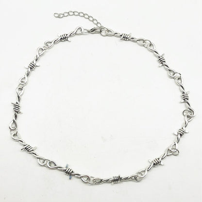 Iron Throne Barbed Wire Necklace