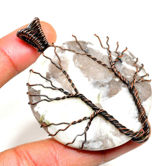 Arbor Vitae – Quartz & Copper Pendant