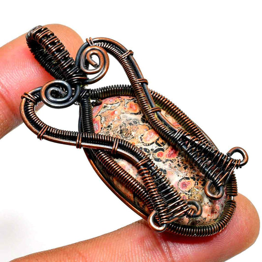 Terra’s Embrace – Jasper & Copper Pendant