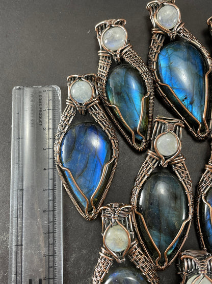 Blue Labradorite Gemstone Pendant