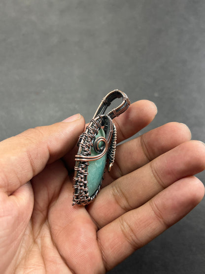Green Amazonite Gemstone Pendant