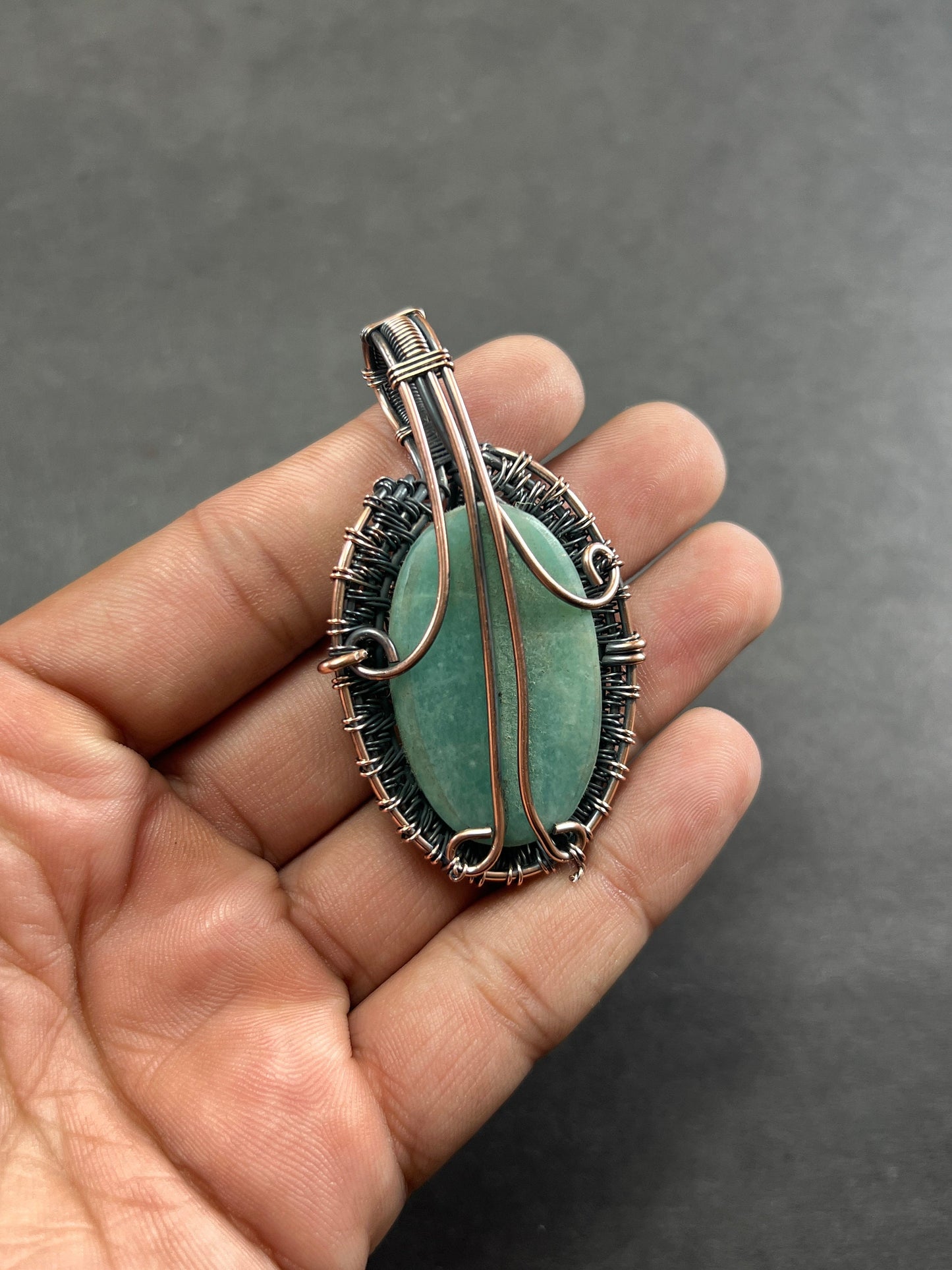 Green Amazonite Gemstone Pendant