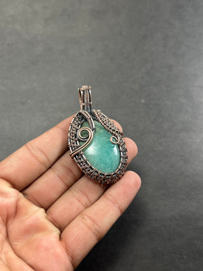 Green Amazonite Gemstone Pendant