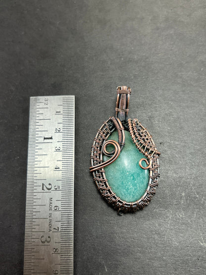 Green Amazonite Gemstone Pendant