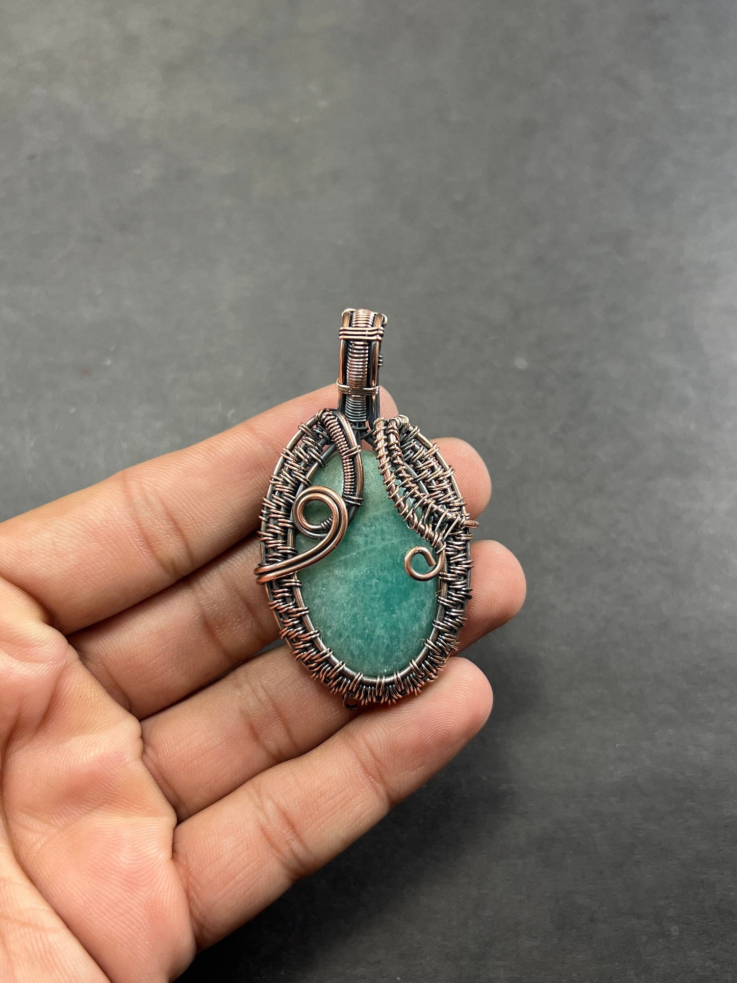 Green Amazonite Gemstone Pendant