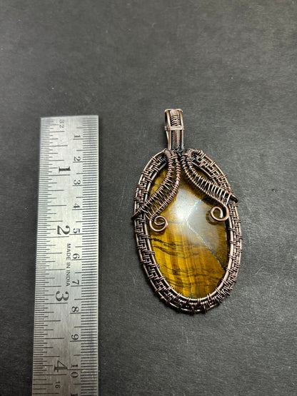 Brown Tiger Eye Gemstone Pendant