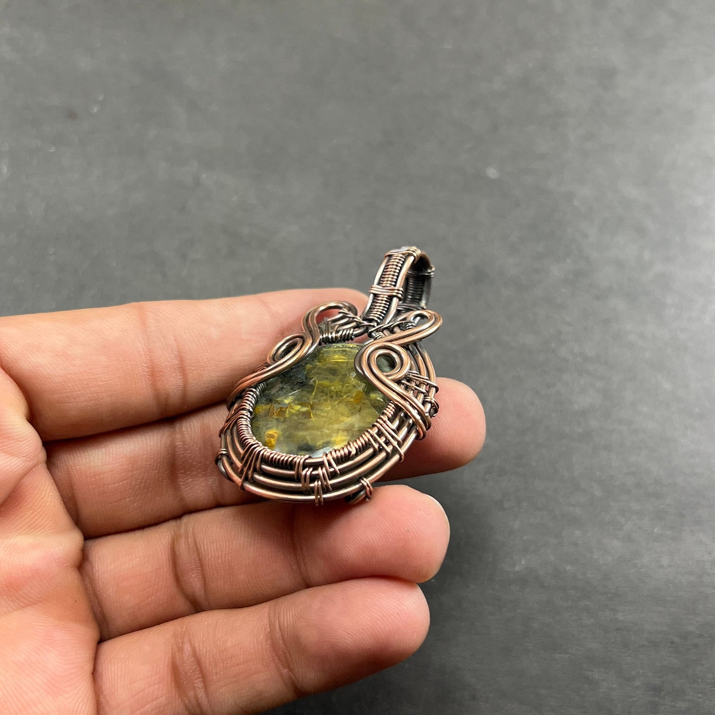 Golden Pietersite Gemstone Pendant