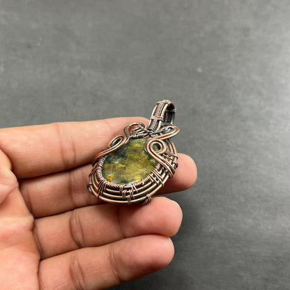 Golden Pietersite Gemstone Pendant