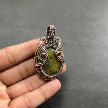 Golden Pietersite Gemstone Pendant