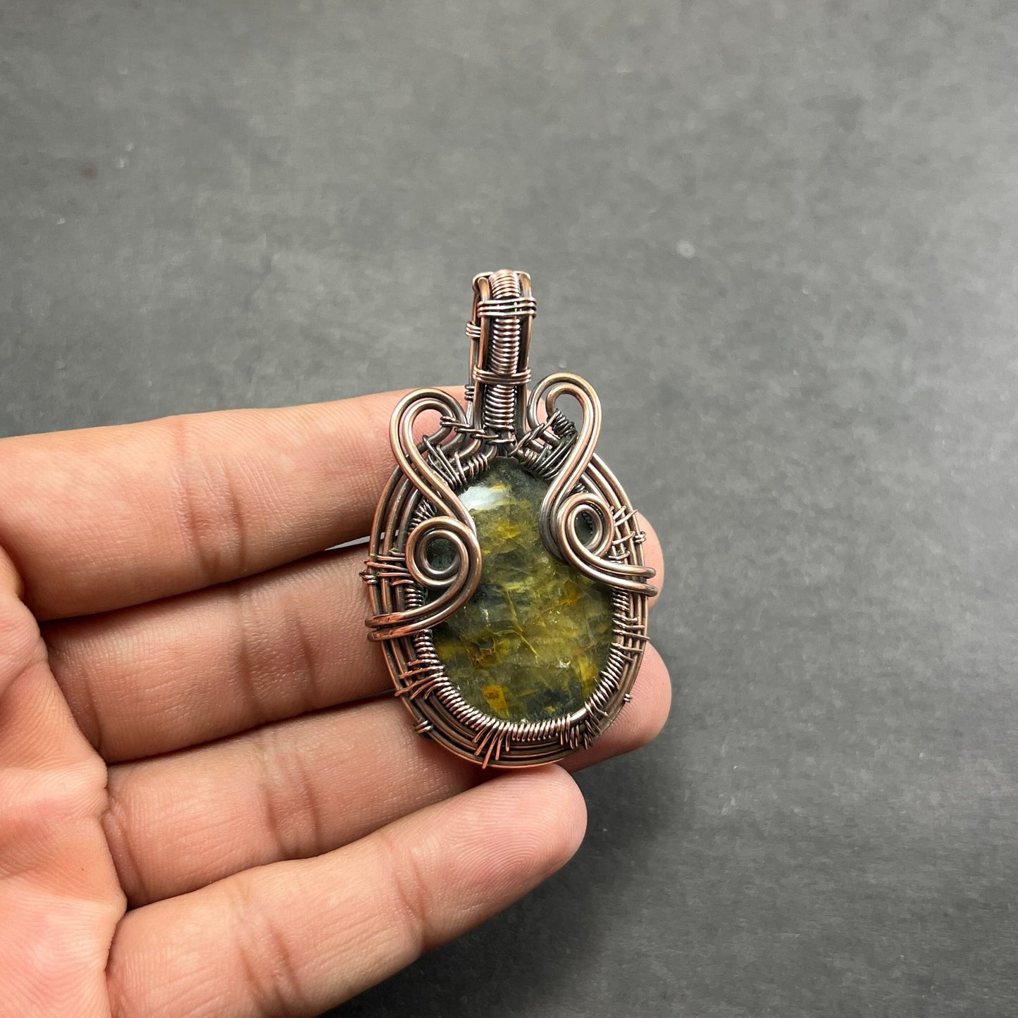Golden Pietersite Gemstone Pendant