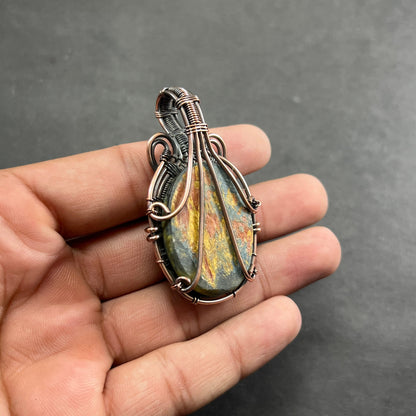 Golden Pietersite Gemstone Pendant