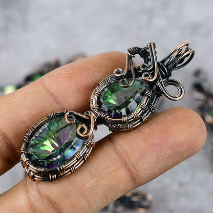 Rainbow Mystic Topaz Gemstone Pendant