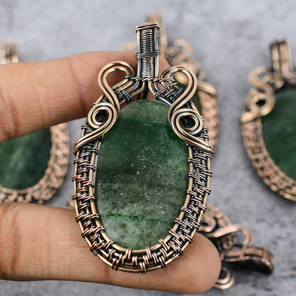 Green Aventurine Gemstone Pendant