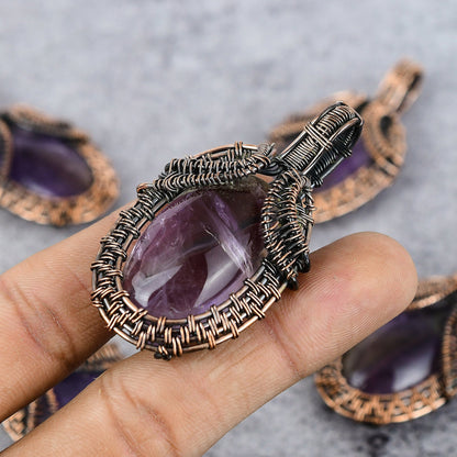 Purple Amethyst Gemstone Pendant