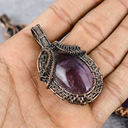 Purple Amethyst Gemstone Pendant
