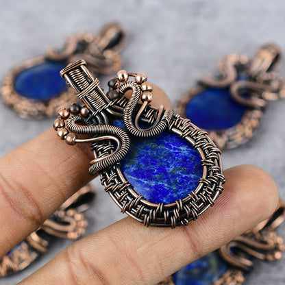 Blue Lapis Lazuli Gemstone Pendant
