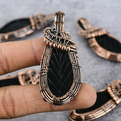 Black Onyx Gemstone Pendant