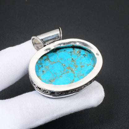 Turquoise Blue Gemstone Pendant