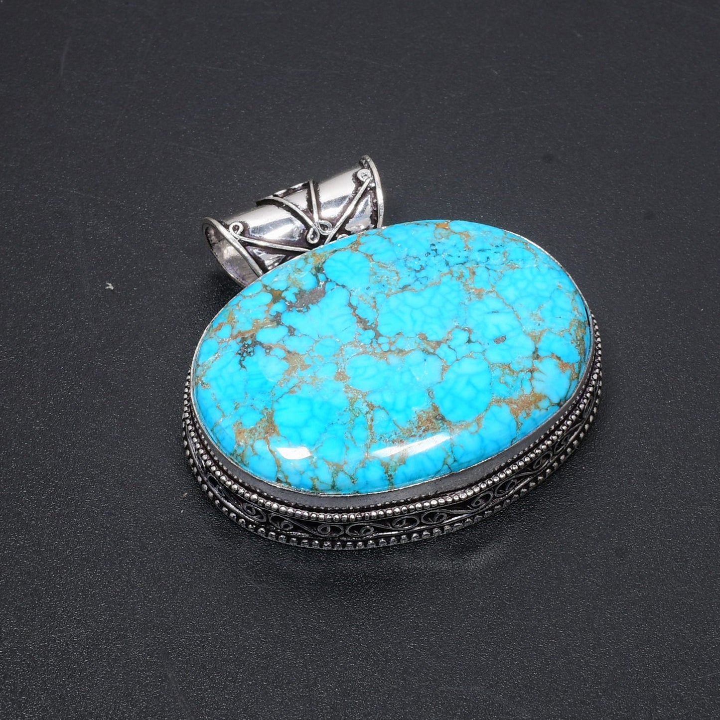 Turquoise Blue Gemstone Pendant