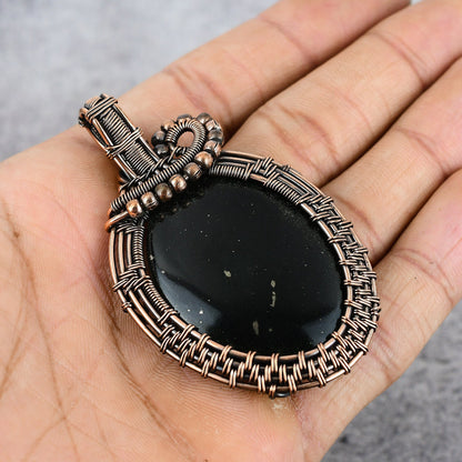 Black Apache Gemstone Pendant