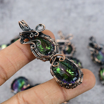 Rainbow Mystic Topaz Gemstone Pendant