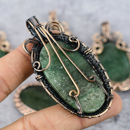 Green Aventurine Gemstone Pendant