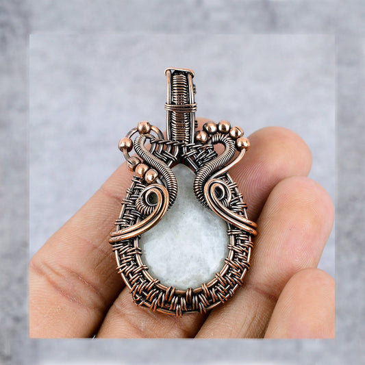 Rainbow Moonstone Gemstone Pendant