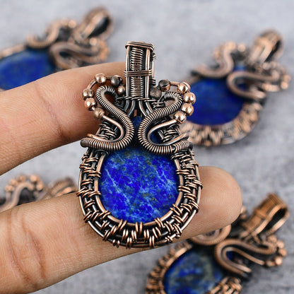 Blue Lapis Lazuli Gemstone Pendant