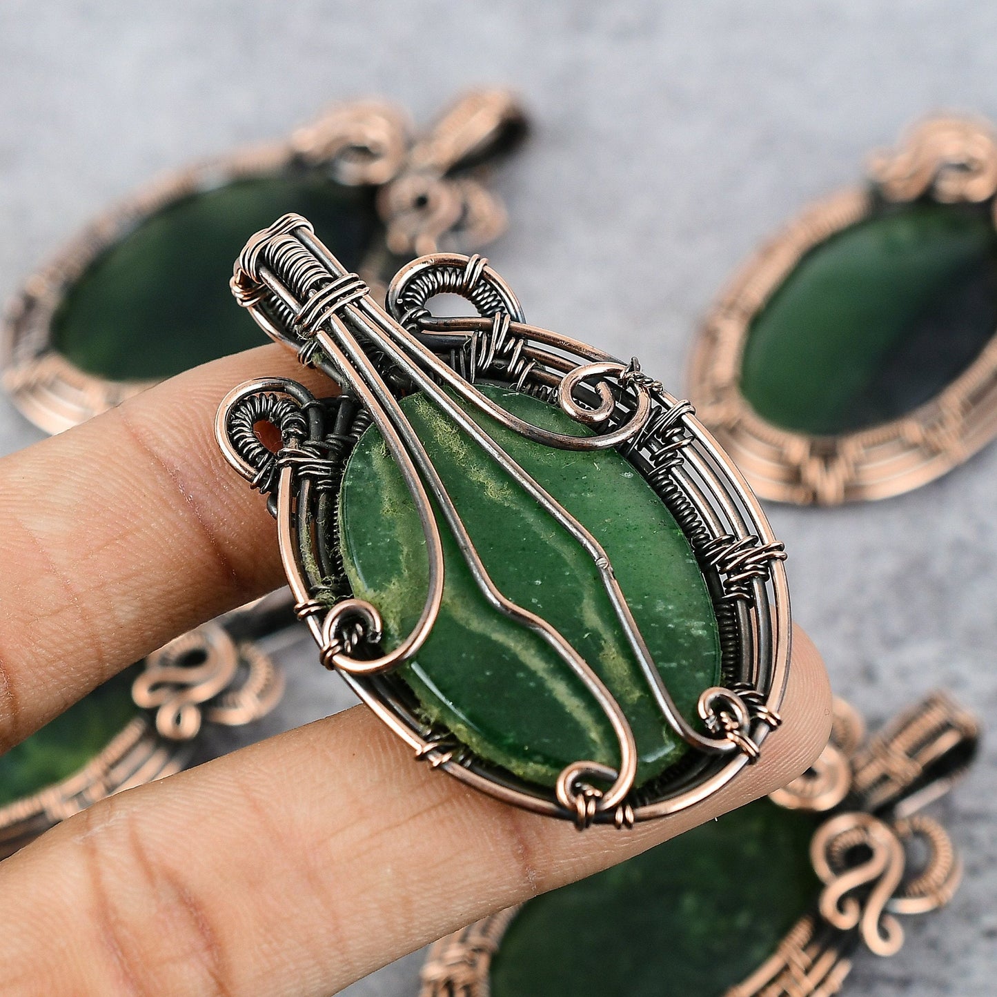 Green Aventurine Gemstone Pendant