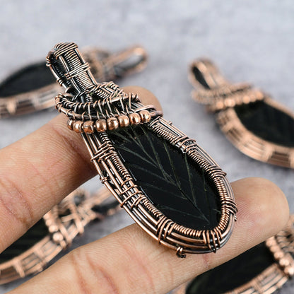 Black Onyx Gemstone Pendant