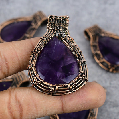 Purple Amethyst Gemstone Pendant