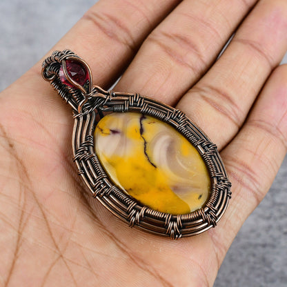 Multicolor Mookaite Gemstone Pendant