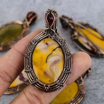Multicolor Mookaite Gemstone Pendant