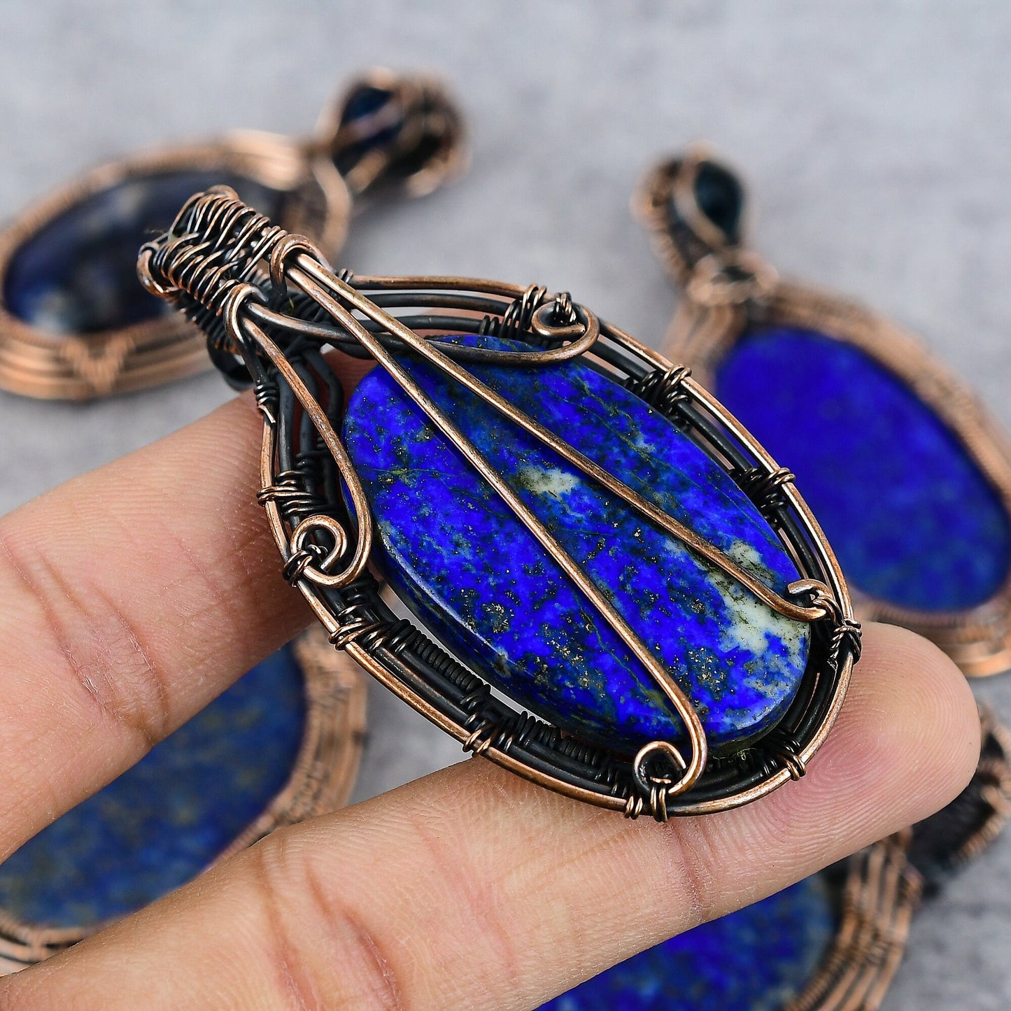 Blue Lapis Lazuli Gemstone Pendant