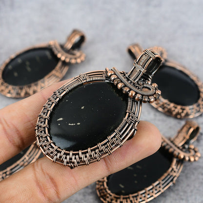 Black Apache Gemstone Pendant
