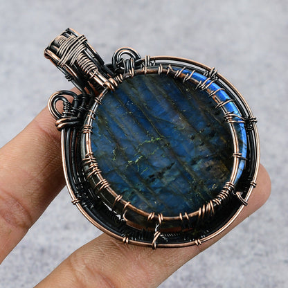 Blue Labradorite Gemstone Pendant