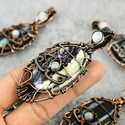 Purple Kammererite Gemstone Pendant
