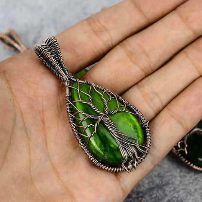 Green Labradorite Gemstone Pendant