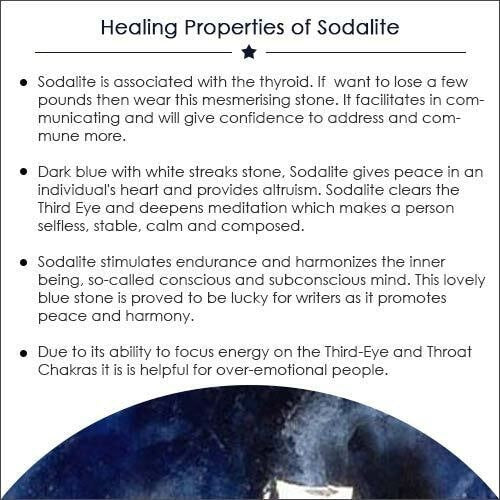 Blue Sodalite Gemstone Pendant