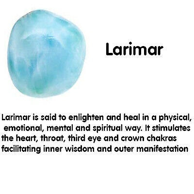 Blue Larimar Gemstone Earrings