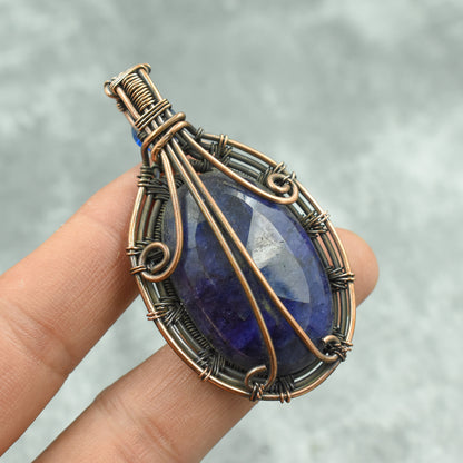 Blue Sapphire Gemstone Pendant