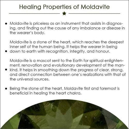 Green Moldavite Gemstone Pendant