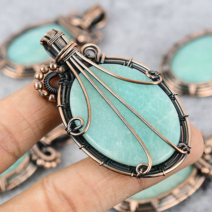 Green Amazonite Gemstone Pendant