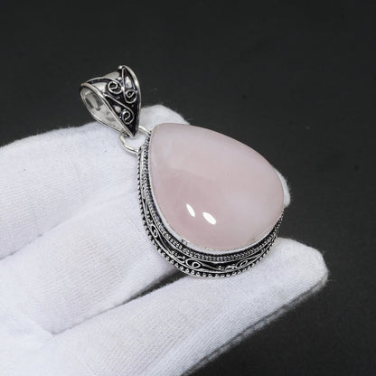 Rose Quartz Gemstone Pendant