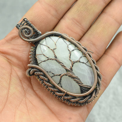 Rainbow Moonstone Gemstone Pendant