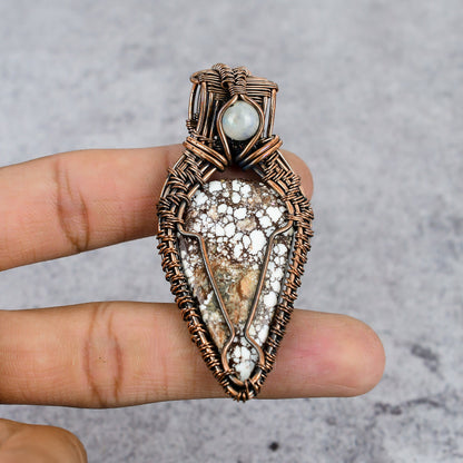 Brown Wild Horse Jasper Gemstone Pendant
