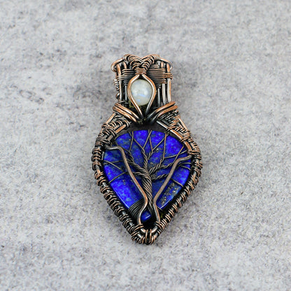 Blue Lapis Lazuli Gemstone Pendant