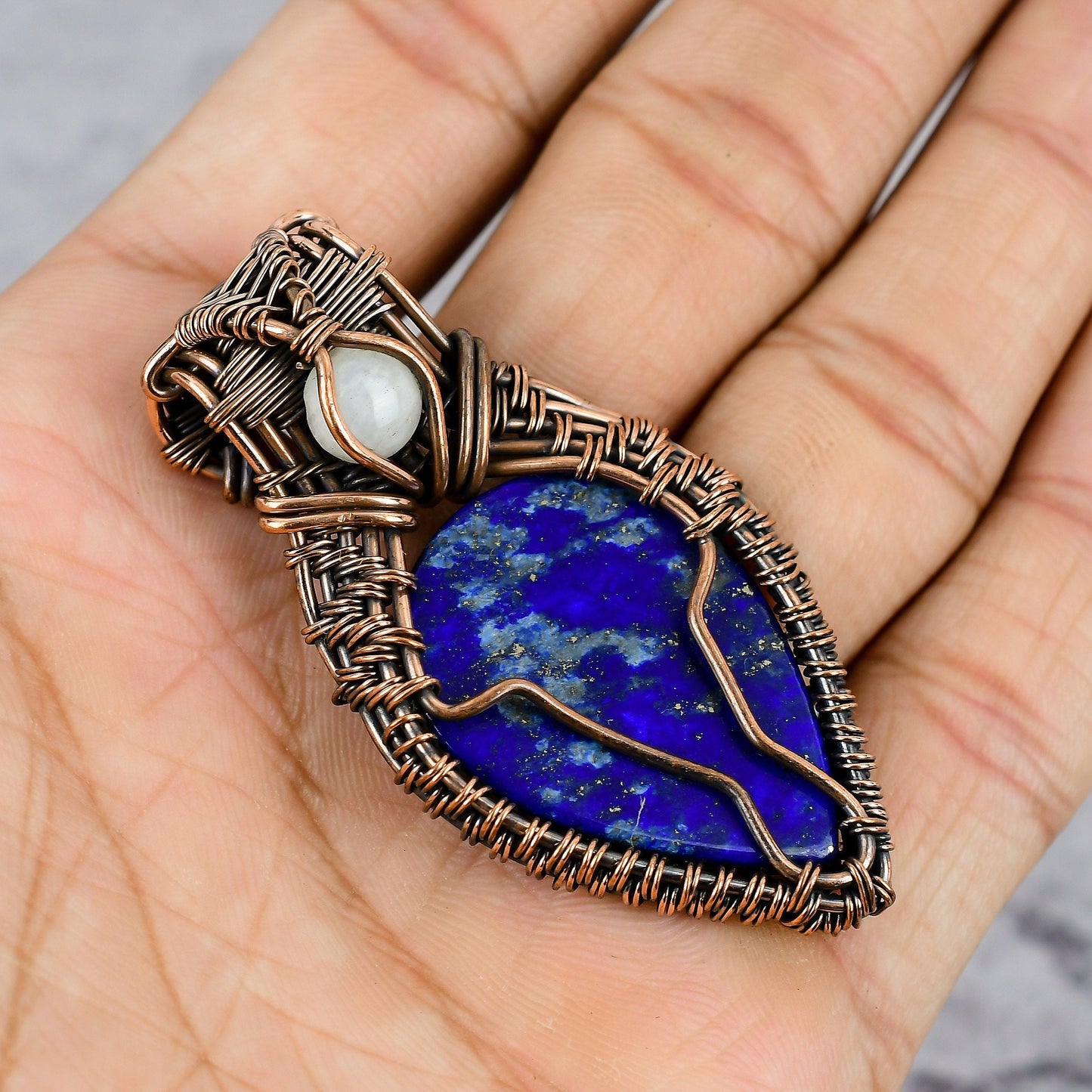 Blue Lapis Lazuli Gemstone Pendant
