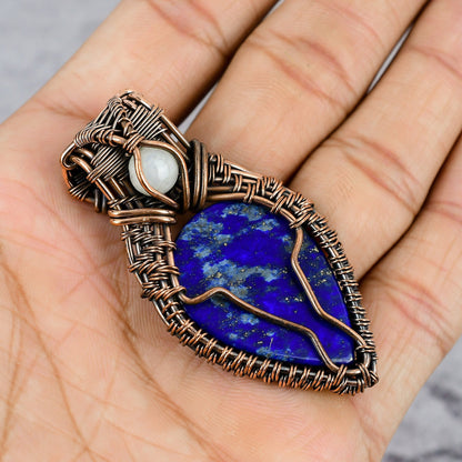 Blue Lapis Lazuli Gemstone Pendant